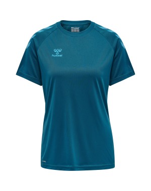 hmlCORE XK CORE POLY TEE  S/S WOMAN / Interlock-Stoff