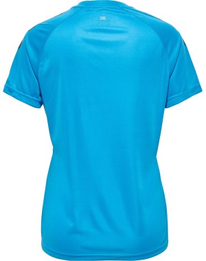 hmlCORE XK CORE POLY TEE  S/S WOMAN / Interlock-Stoff