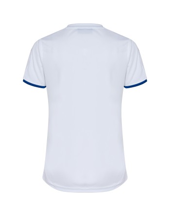 CORE WOMENS SS JERSEY / Krageneinsatz und Ärmelbündchen in Kontrastfarben