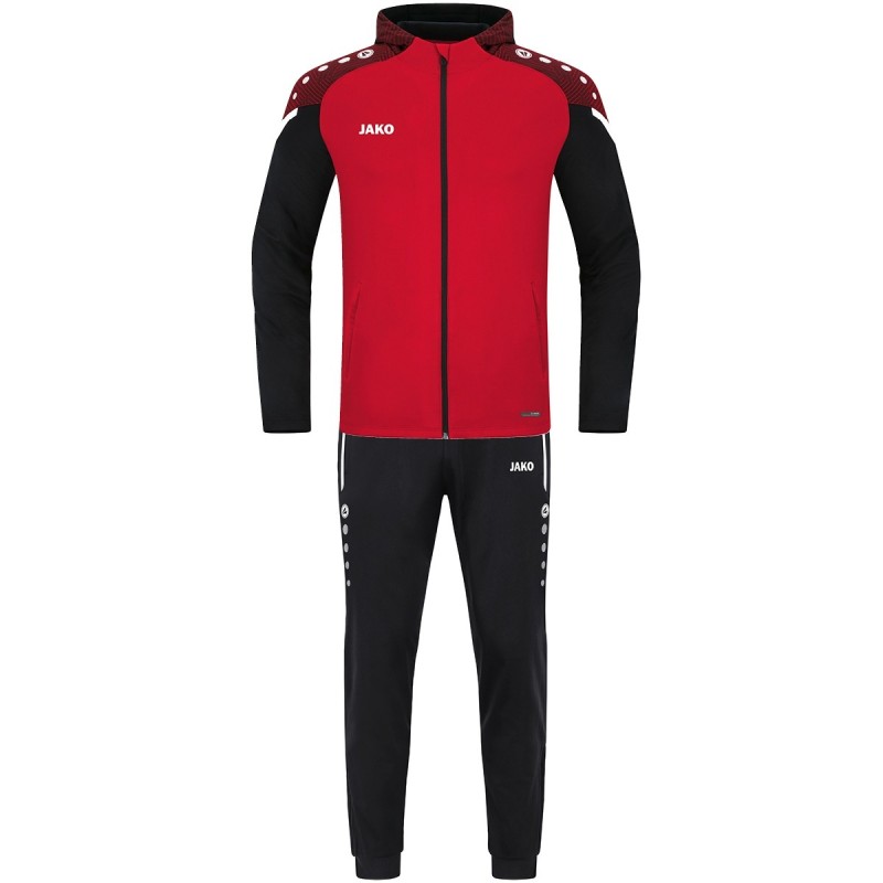Trainingsanzug Polyester Performance mit Kapuze / Polyester-Fleece
