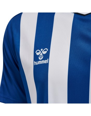 hmlCORE XK STRIPED JERSEY S/S / Interlock-Stoff