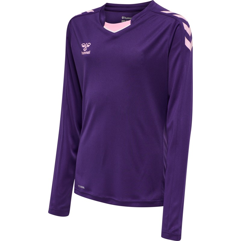 hmlCORE XK POLY JERSEY L/S KIDS / Interlock-Stoff
